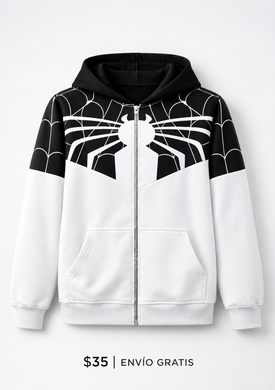 Ghost Venom™ Zip Hoodie | Shadow Web Edition)