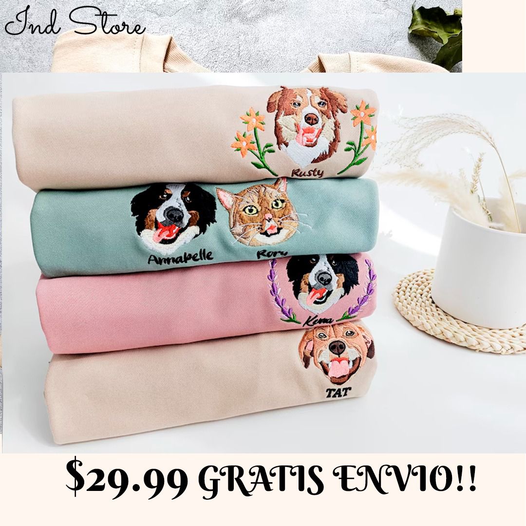 Hoodie Personalizado con la Foto de tu Perrito 🐶💖