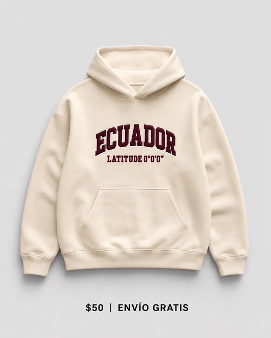 Hoodie "Mitad del Mundo: Edición Latitud"