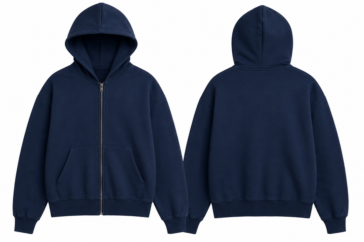 Zip Hoodie Essential Navy Edition | Ind Store Ecuador - Foto 1