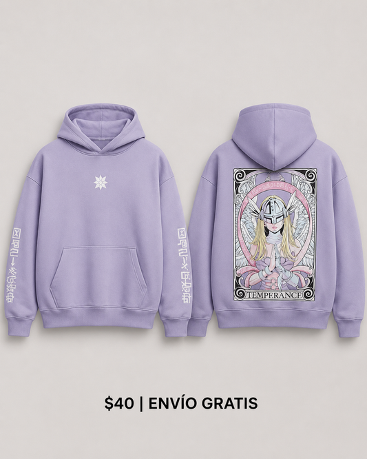Hoodie Temperance Tarot Lavender Edition | Ind Store Ecuador - Foto 1