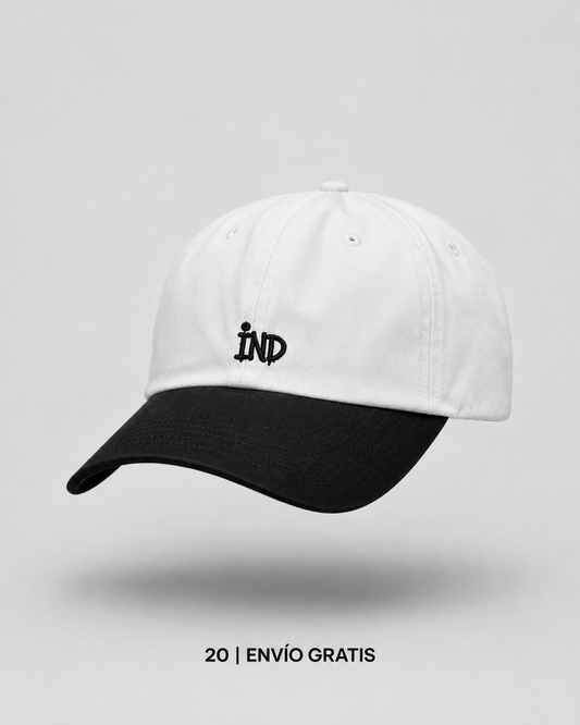 Gorra IND Bordada White & Black Edition | Ind Store Ecuador - Foto 1
