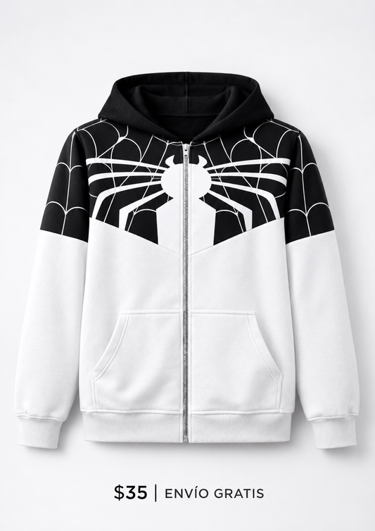Ghost Venom™ Zip Hoodie | Shadow Web Edition)