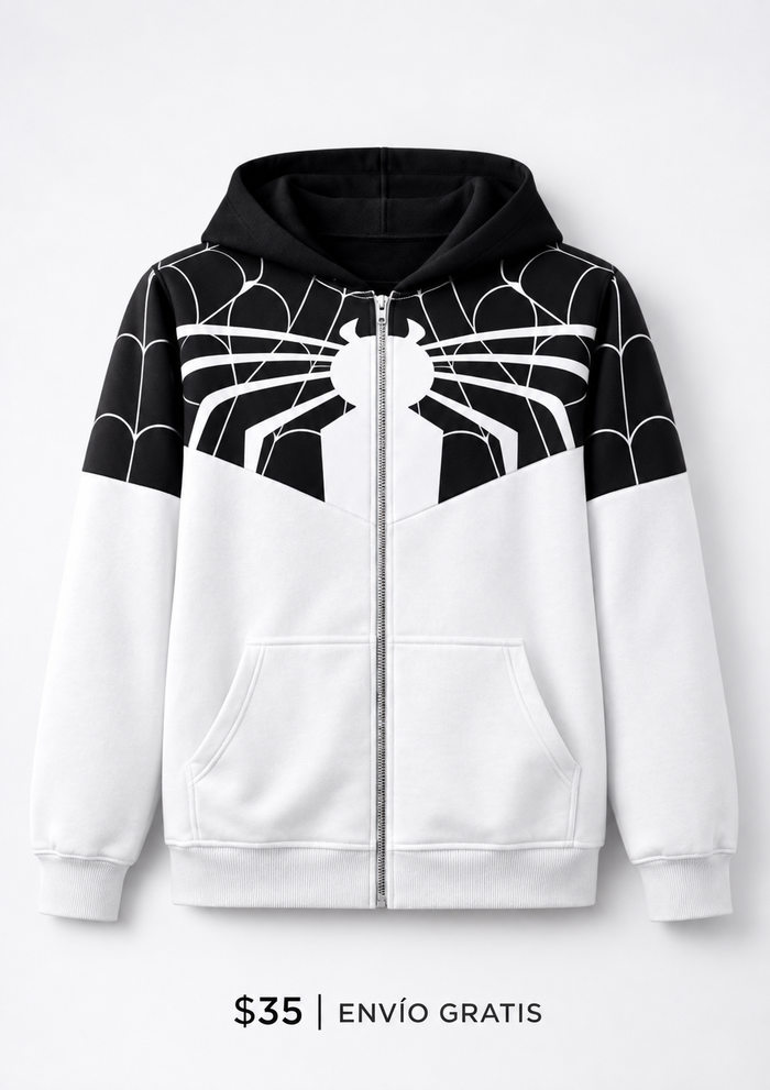 Ghost Venom™ Zip Hoodie | Shadow Web Edition)