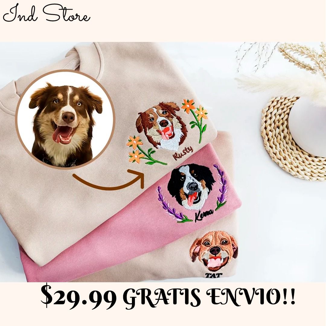 Hoodie Personalizado con la Foto de tu Perrito 🐶💖
