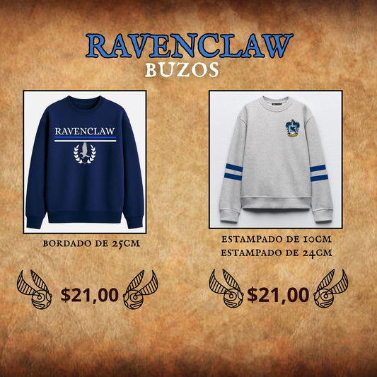 🦅 Buzo Ravenclaw Oficial – Conquista con Sabiduría y Estilo