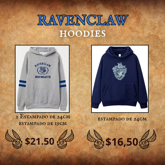 🦅 Hoodie Ravenclaw Oficial - Bordado o Estampado