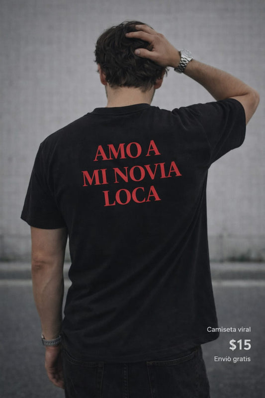 Tee "Red Flag Love" – Black & Red Edition