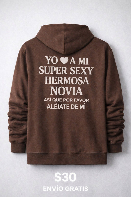 Hoodie "Lealtad" Brown - Novia Edition