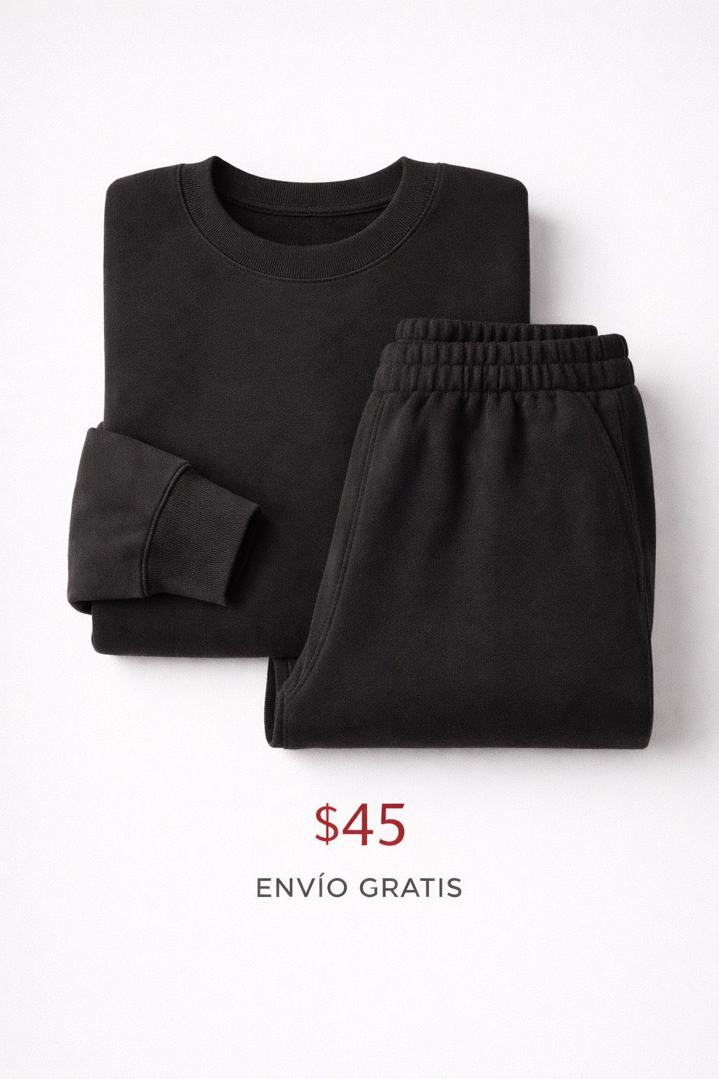 Onyx Essential Set - Crewneck & Wide Joggers