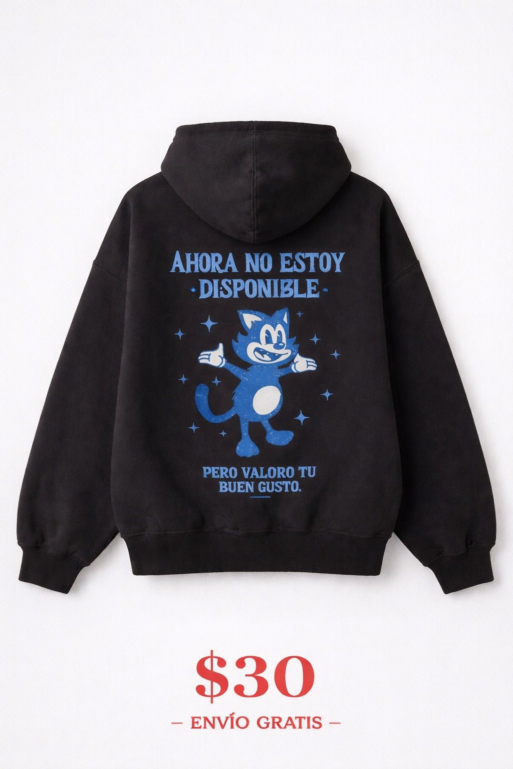 Hoodie "Buen Gusto" - Blue Vintage Edition