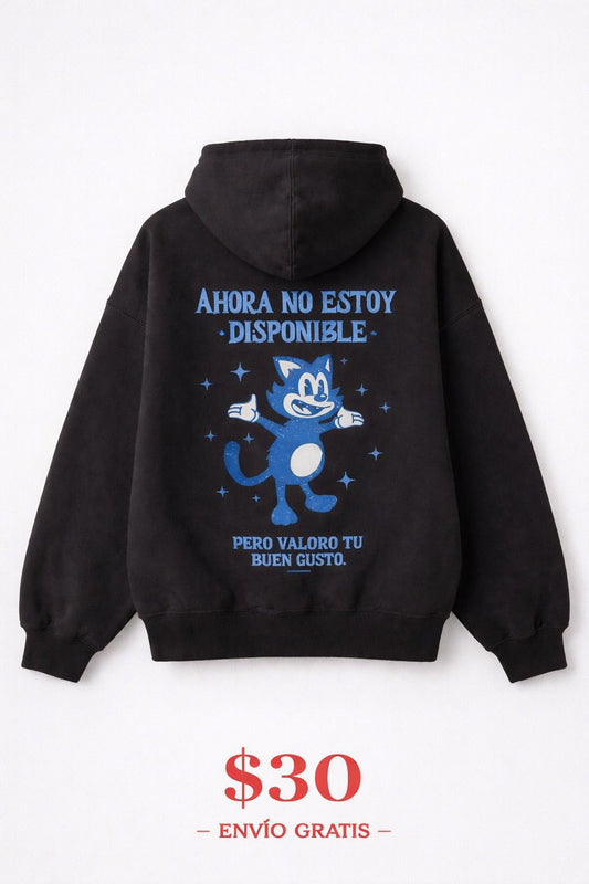 Hoodie "Buen Gusto" - Blue Vintage Edition