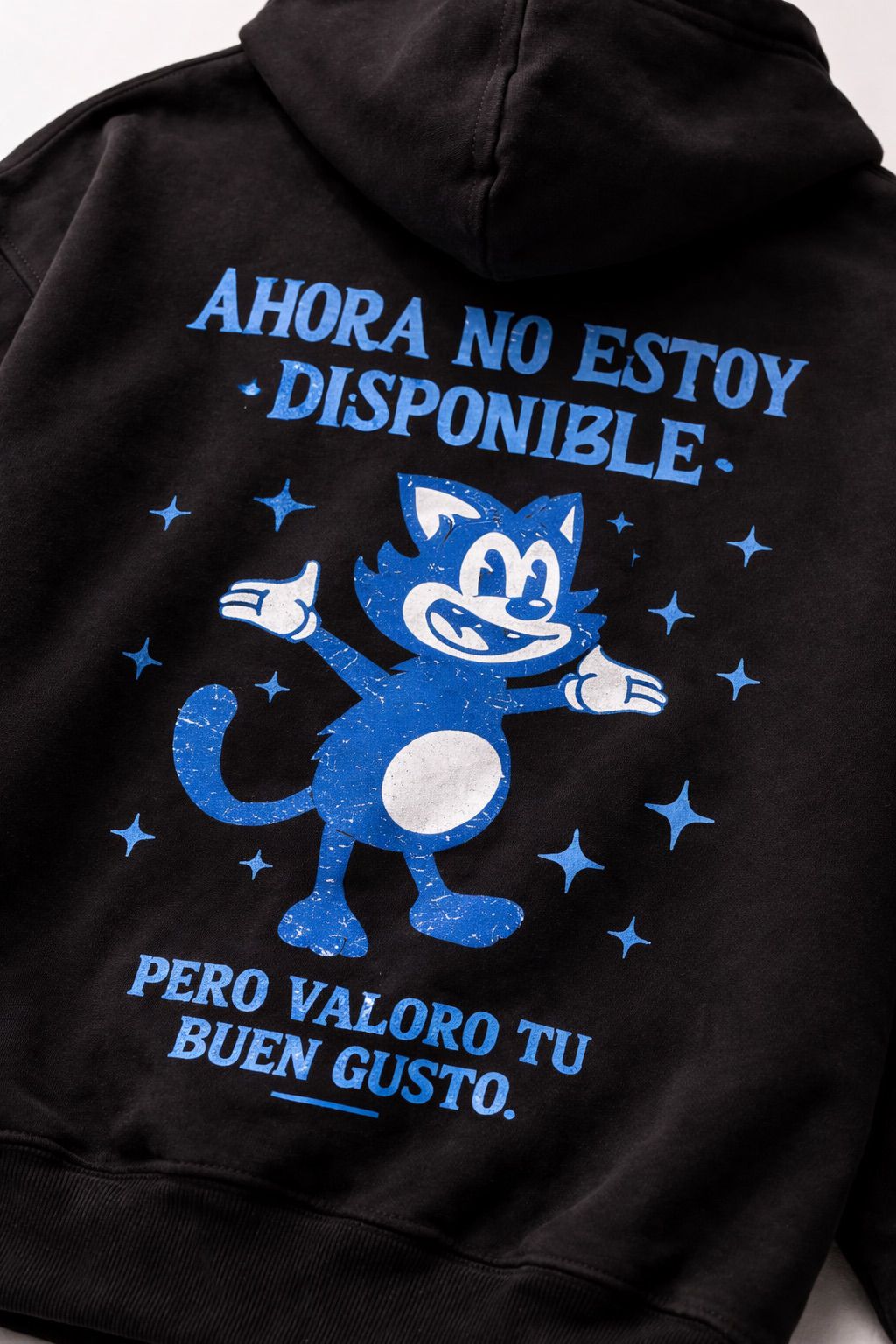 Hoodie "Buen Gusto" - Blue Vintage Edition