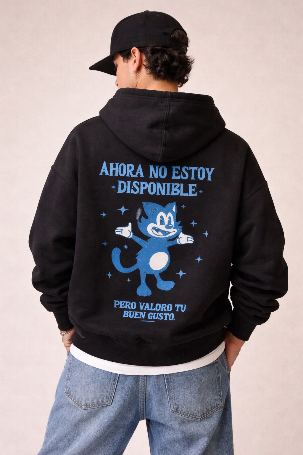 Hoodie "Buen Gusto" - Blue Vintage Edition