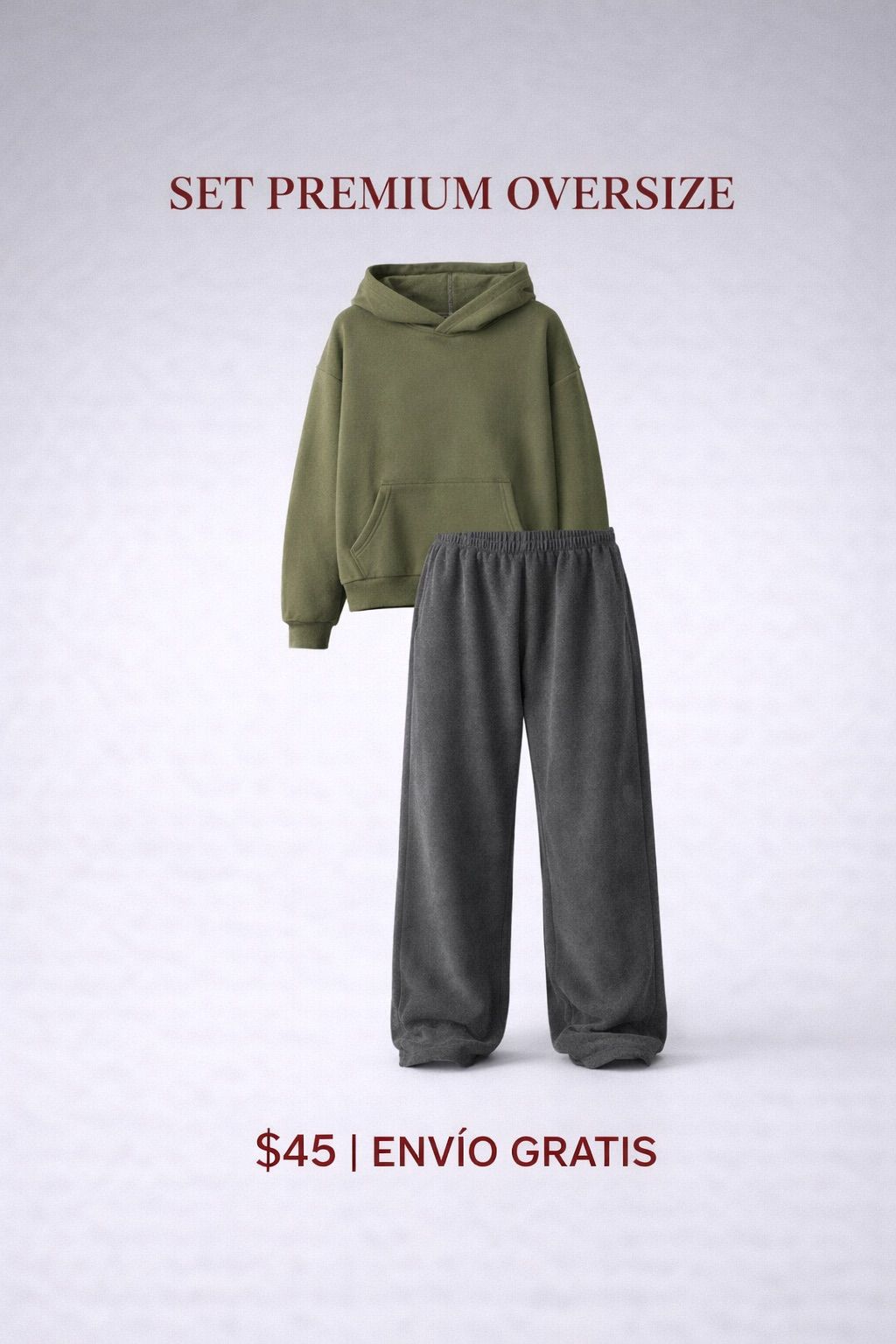 Moss & Charcoal Premium Set - Oversize Edition