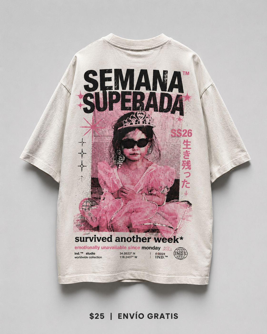 Oversized Tee | SS26 Collection — IND EST. 2005