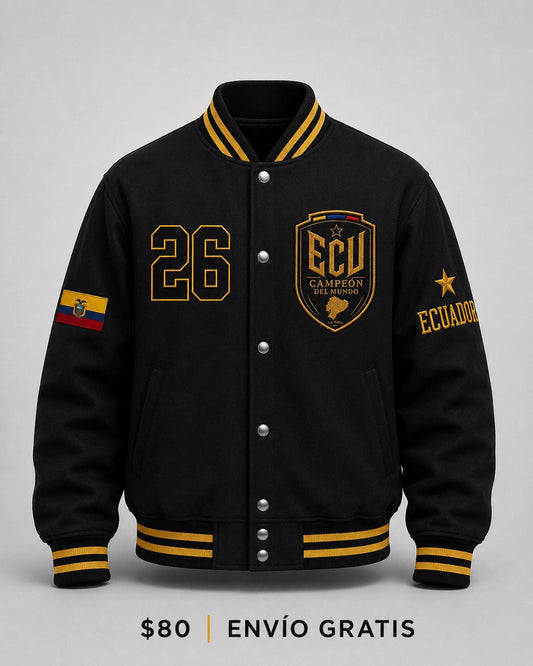 Varsity Bomber Jacket | Ecuador Edition — IND EST. 2005
