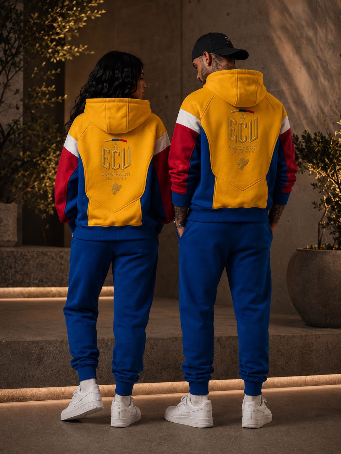 Hoodie Zip + Jogger | ECU 26 World Edition — IND EST. 2005