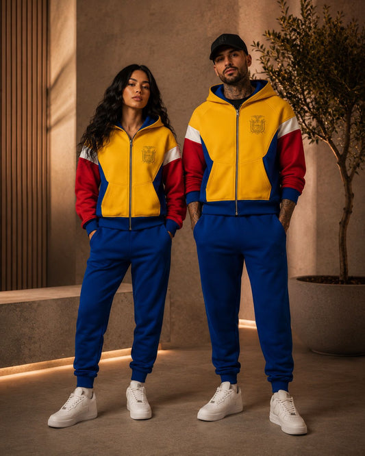 Hoodie Zip + Jogger | ECU 26 World Edition — IND EST. 2005