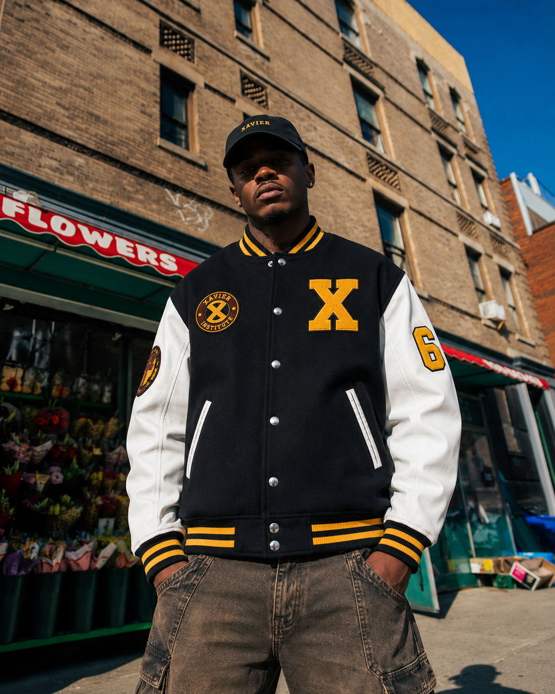Chaqueta Varsity Xavier Institute Bordada Unisex | Ind Store Ecuador - Foto 2