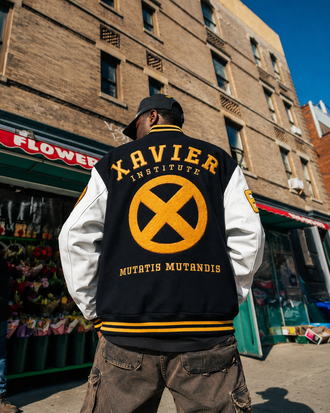 Chaqueta Varsity Xavier Institute Bordada Unisex | Ind Store Ecuador - Foto 3